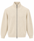Maglione Ribbed Full Zip Gianni Lupo