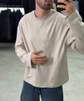 Long Sleeve Semi Crop 