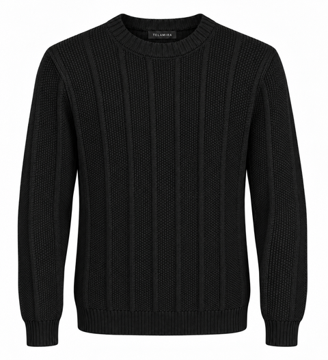 Maglione Trama Verticale Telamira