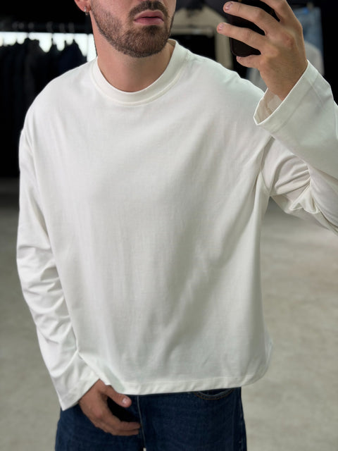 Long Sleeve Semi Crop 