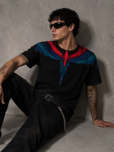 T-Shirt "County of Milan" Stampa Ali