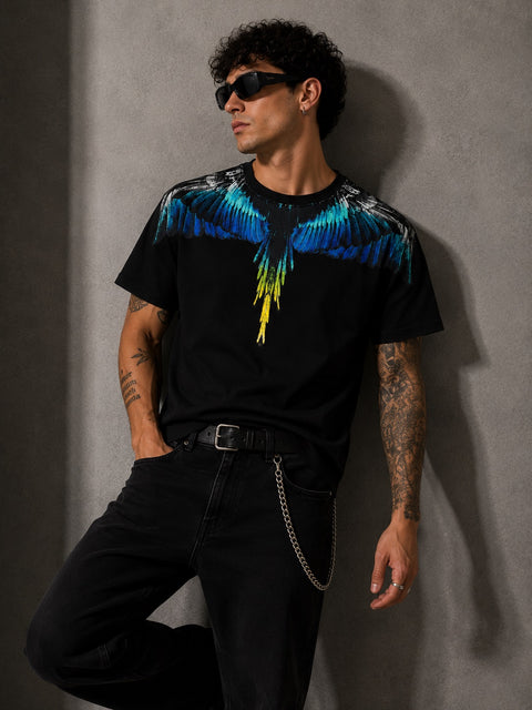 T-Shirt "County of Milan" Stampa Ali