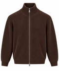 Maglione Ribbed Full Zip Gianni Lupo