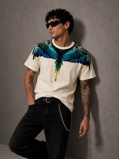 T-Shirt "County of Milan" Stampa Ali